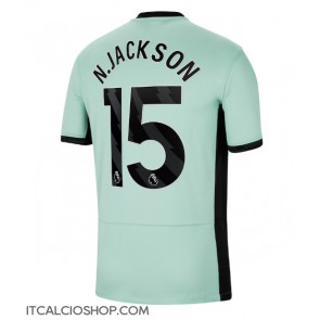 Chelsea Nicolas Jackson #15 Terza Maglia 2023-24 Manica Corta